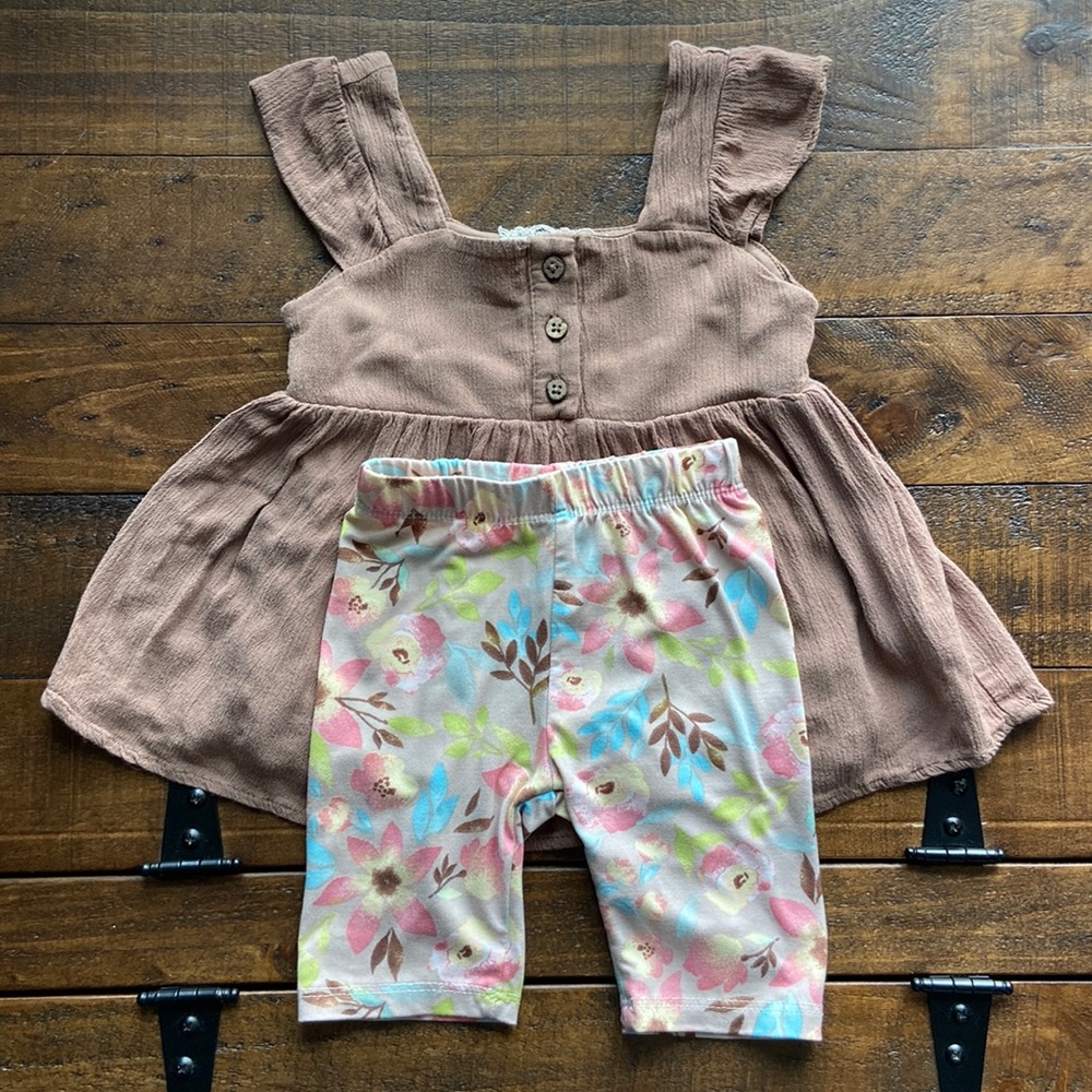 ❤️ btween 2 pc Toddler Girls Outfit Size 18M #191